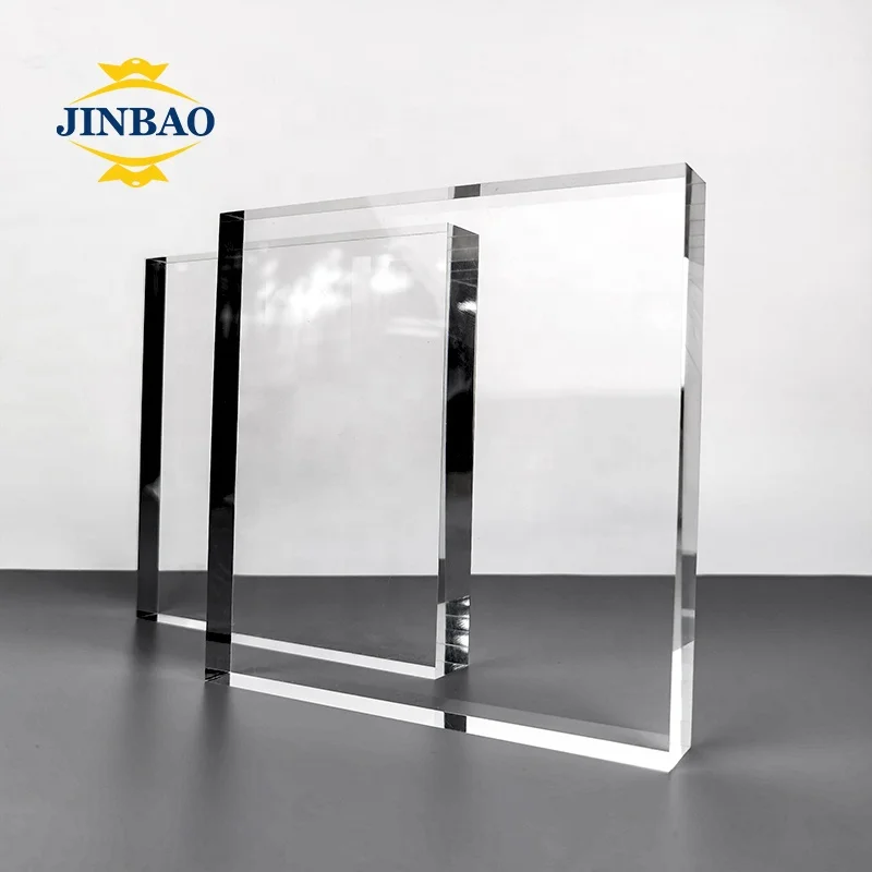 JINBAO 3mm 1220x2440mm 4*8 4*6ft 1.8-50mm  Manufacturer clear custom buy acrylic sheets cut to size