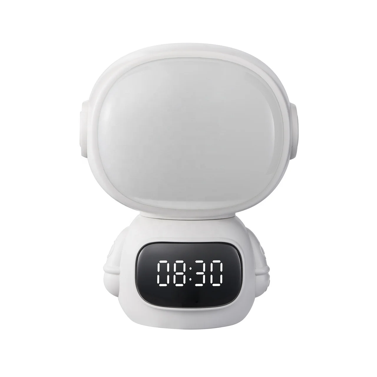Mini Astronaut Clock Rechargeable Night Light