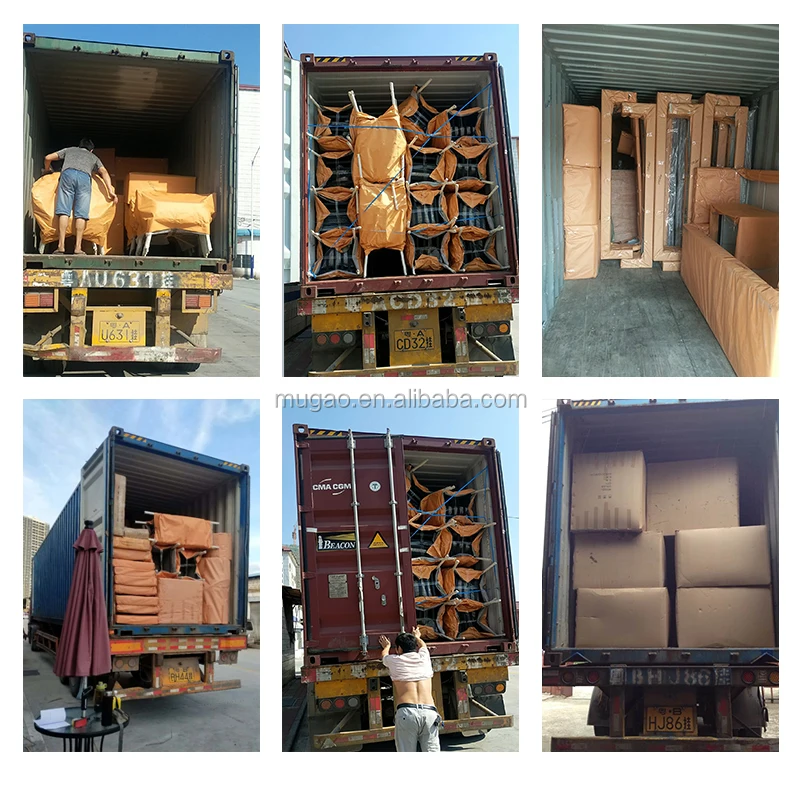 High quality garden furniture outdoor beach patio teak wood sessions external garden lounge sofas set outdoor for projects