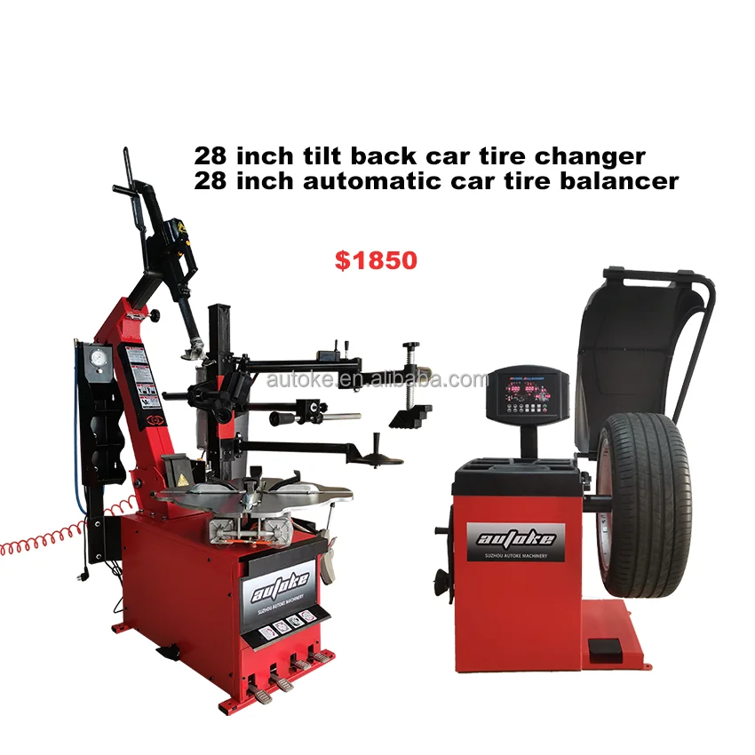 Automatic Pneumatic Car Tire Changer Manual Tire Changer and Balancer Combo Machine for Car Tyre Changing