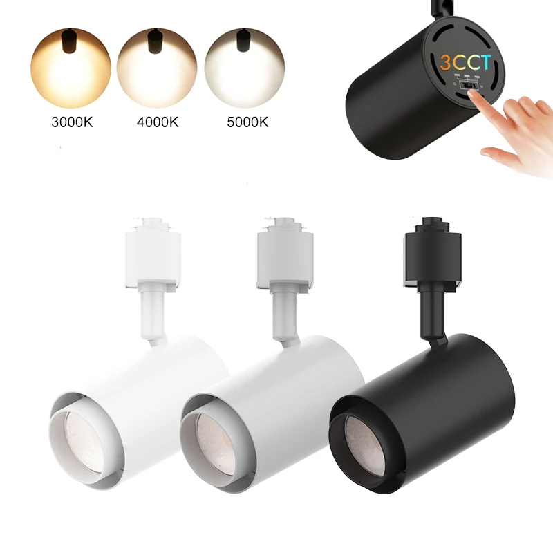 7W 10W 15W 20W 25W 30W ETL DLC 3 Phase Dimmable LED Track Light for Stores