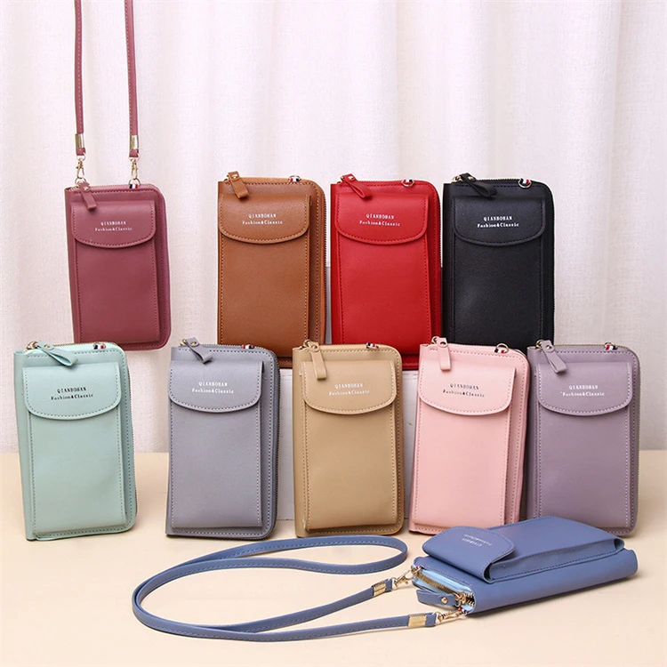 2023 Fashion Double-Layer Mobile Phone Bag Wallet Mini Crossbody Bags Cross Body Sling Bag