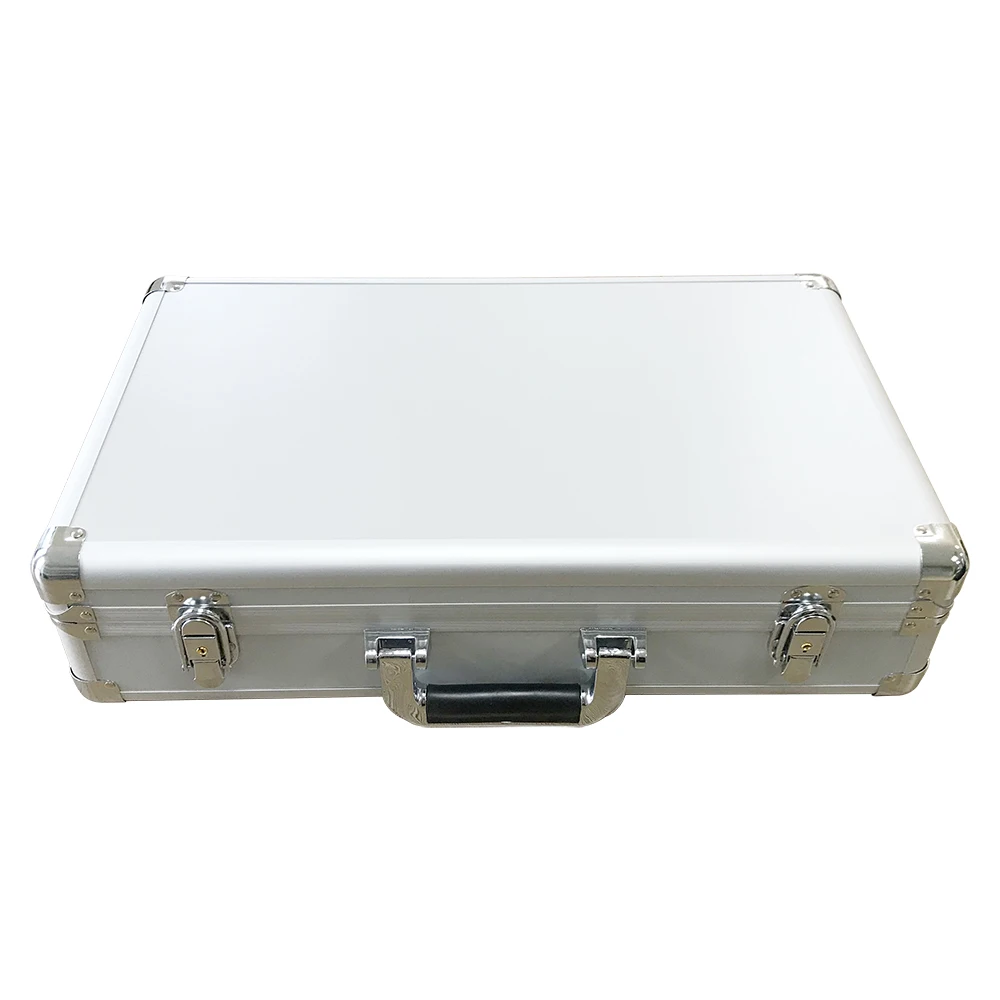 Custom Size Easy Carrying Aluminum Double Guitar Flight Case With Foam Padding