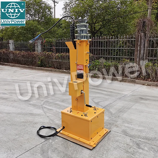 4.5/6 /7.5/9M Portable Telescopic Telecommunication Mast for Solar Light Tower