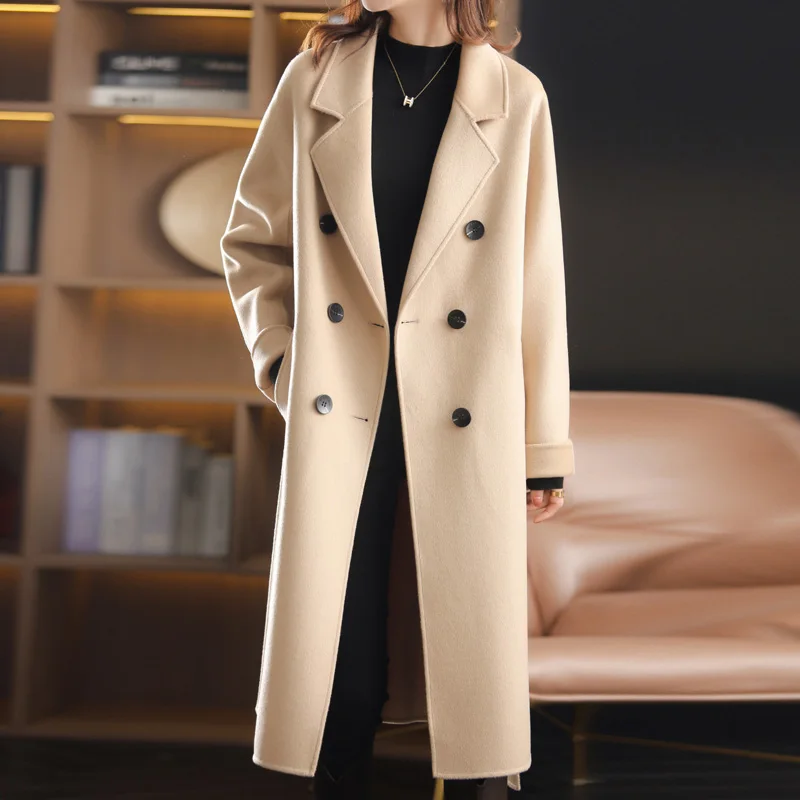 Factory Wholesale Wool Coats Women Woolen Long Wool Coats Jackets Winter Wool Coat Winter New Fashion