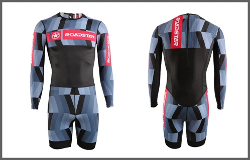 Comfortable Sublimation Custom Ski Ice Speed Skating Tights Racing Suits Skin