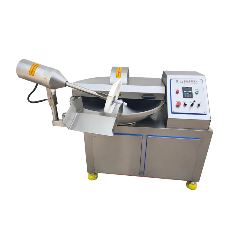 Automatic best price salad cutter bowl meat mincer for sausage making machine line