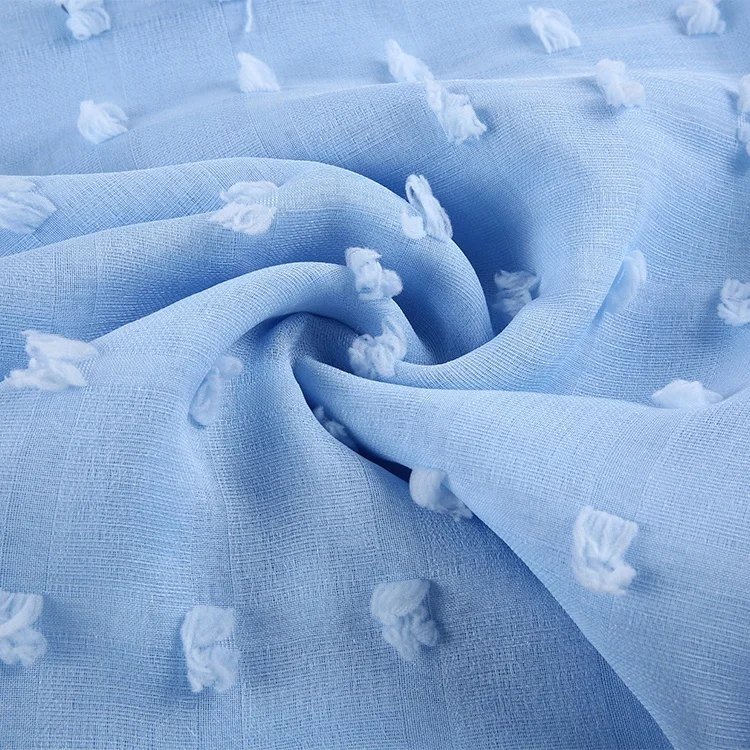 Durable support dress checks uragiri 100 poly woven polyester dot fabric