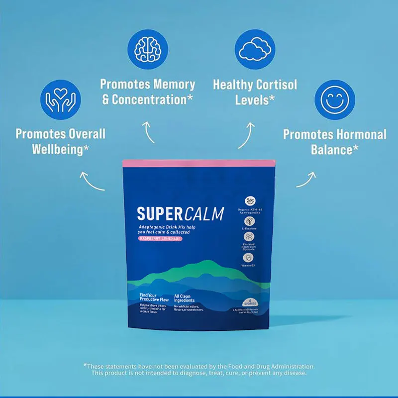 OEM Wholesale Supercalm Magnesium Calm Powder Electrolyte Mix Powder Drink