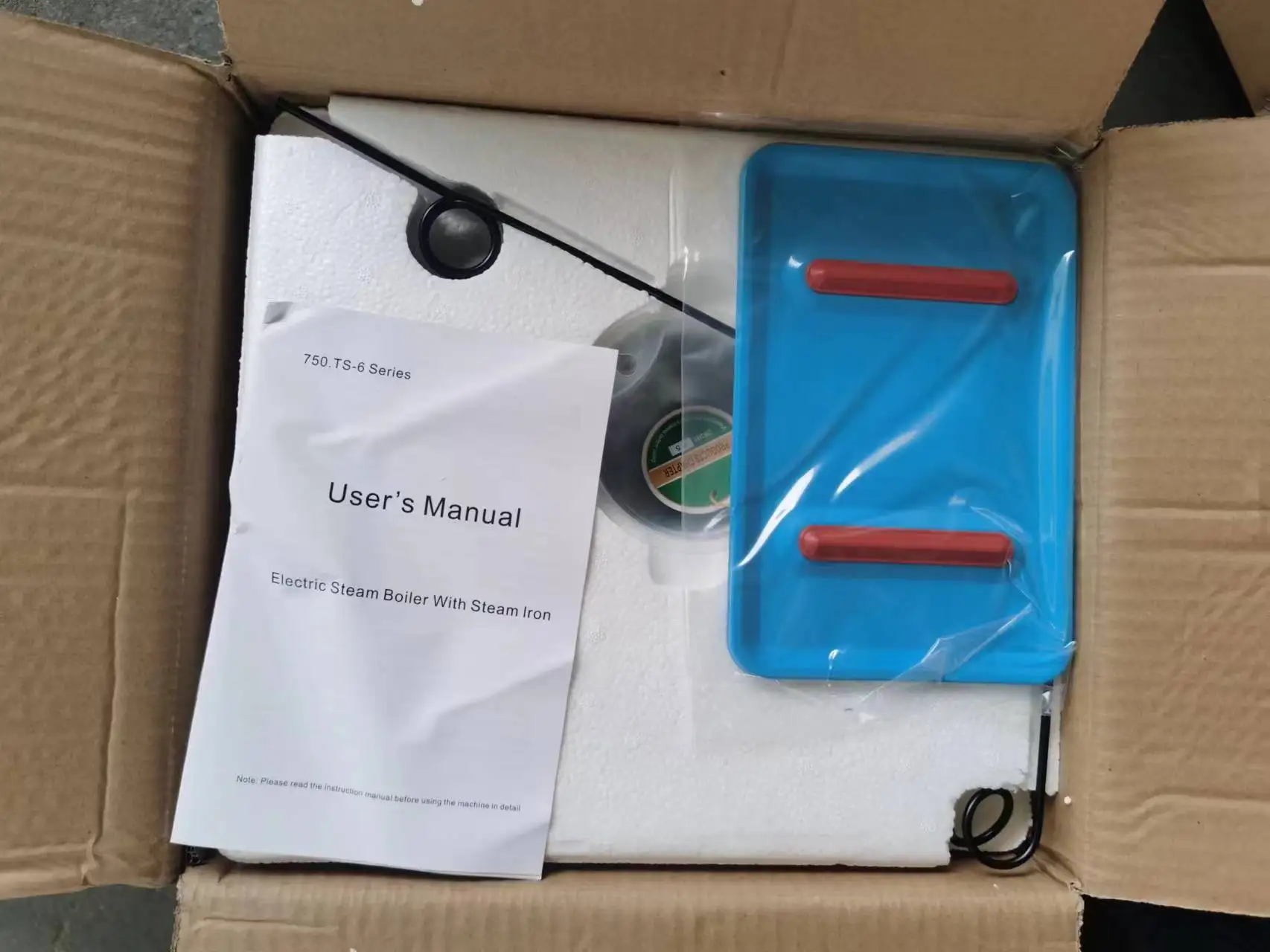 JK-6 steam boiler with pressure gauge steam iron big volume with liquid 4L water capacity 1600W power