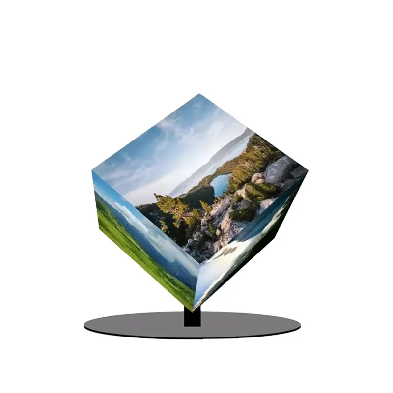 Индивидуальный креативный Wi-Fi HD-эффект 3D смарт-видео реклама кубик Рубика пятисторонний специальный исходный завод