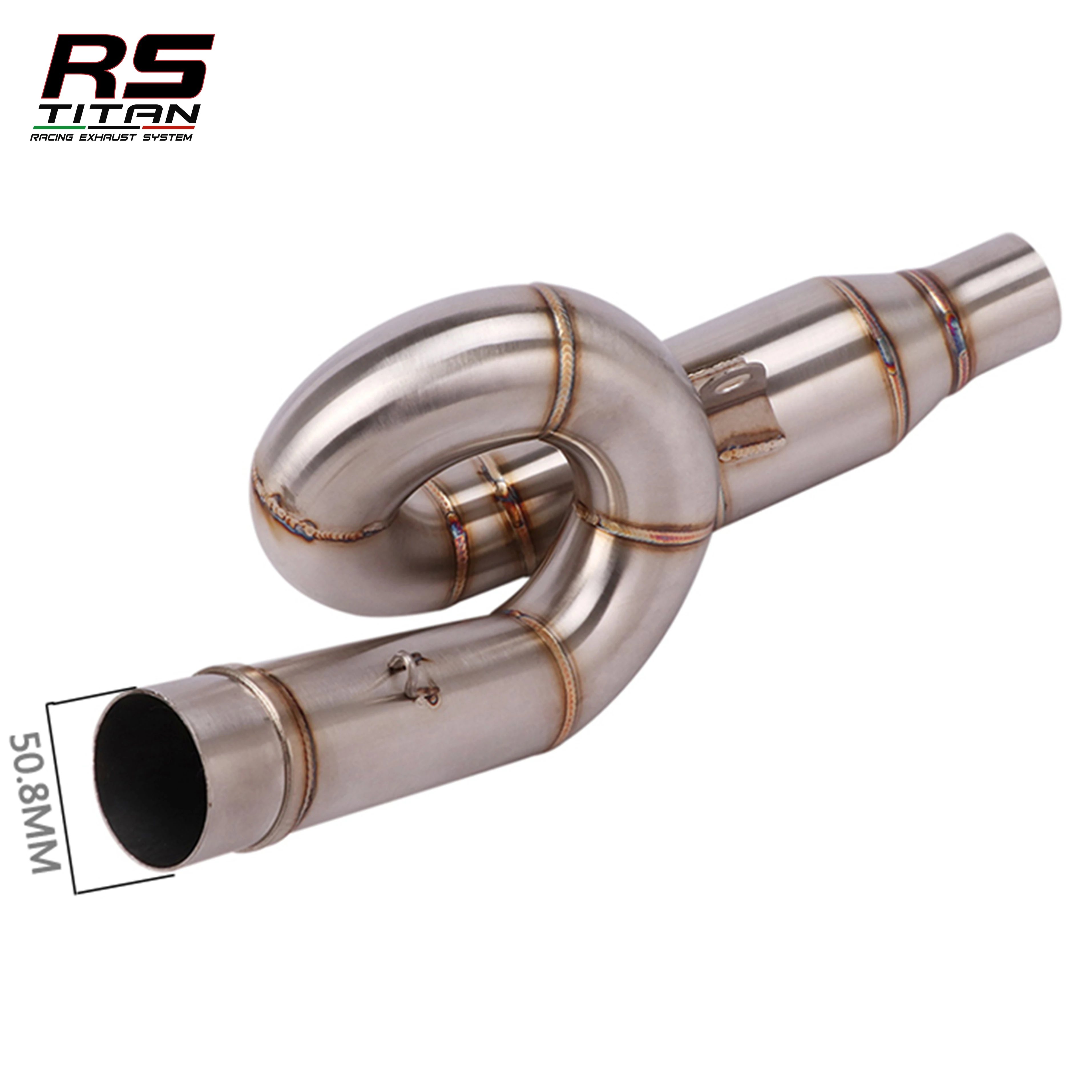 Universal motorcycle exhaust muffler 51mm Stainless Steel Silencers Kawasaki Z1000 R1 R3 R6 NK400 650 Z750 Z800