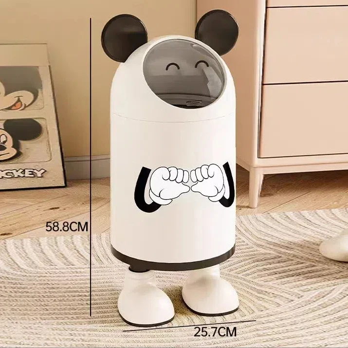 Room Small With Lid Dumpster Cartoon Carton Animal Shape Waste Trash Can