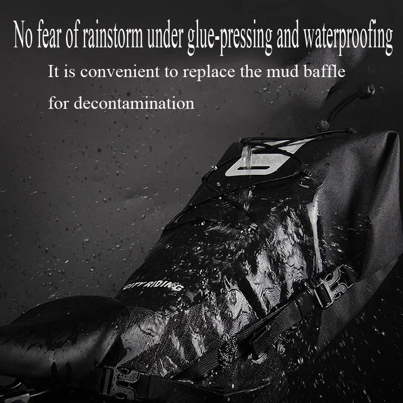 VANNO Waterproof MTB Road Cycling bike carrier bag bicycle seat bag bikepacking bag