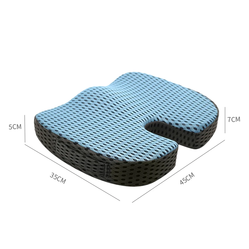 Memory foam Копчика Ортопедическая подушка сиденья Поддержка спины поясничного облегчение боли