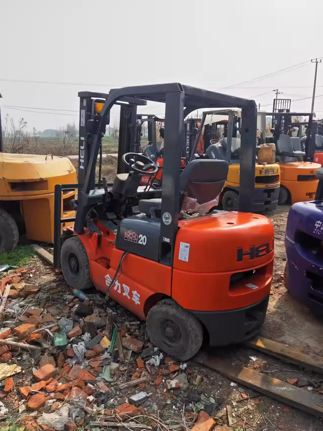 Hot sales used telescopic forklift tcm 7 ton used HELI 2ton 3ton 3.5ton 5ton forklif