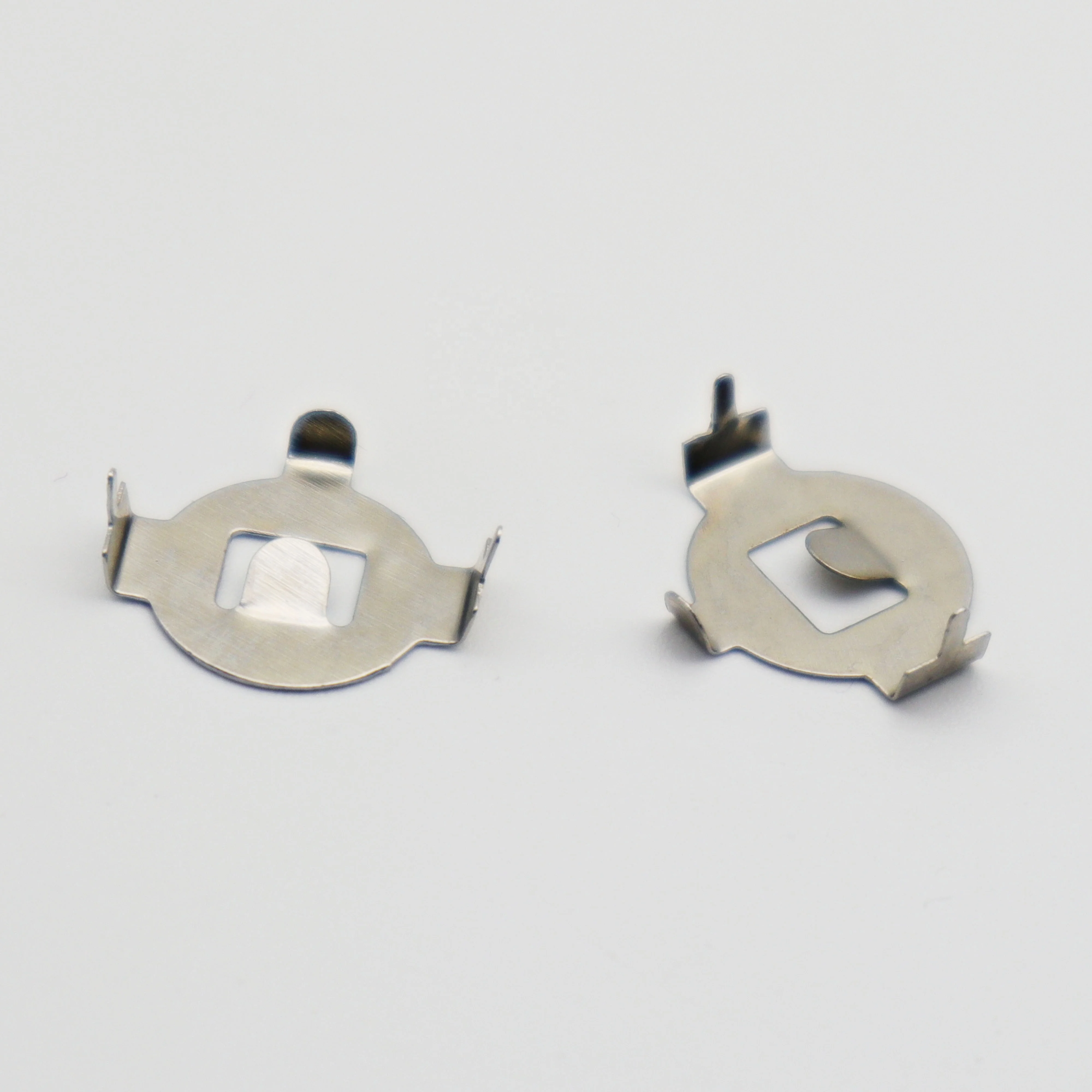 1220 Coin Battery Cell Contact Clip Holder Phosphor Bronze Metal With Nickel Plating DIP/SMT