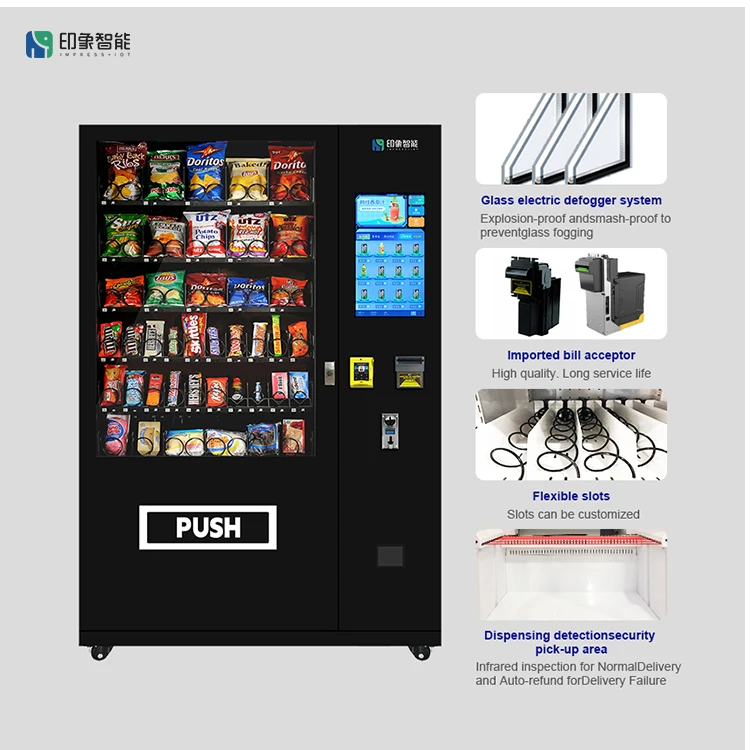 Wholesale Vending Machines with Credit Card Payment System Vending Machine NAYAX Vending Machine for Sale