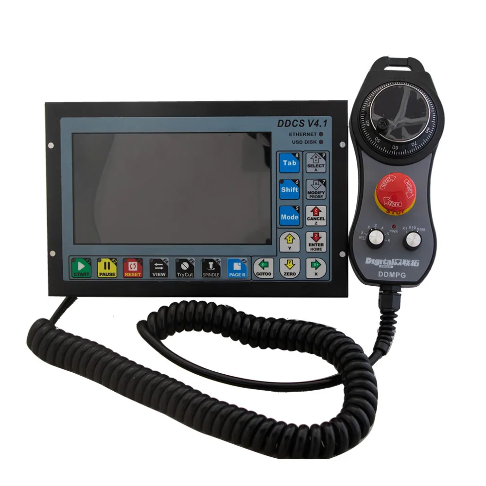 Free Shipping For the US New Upgraded Version Ddcsv4.1 4axis Offline Motion Controller Engraving And Milling Machine Cnc System