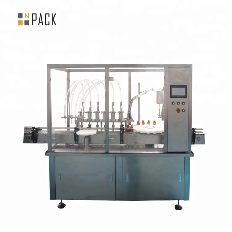 Npack Factory Direct Essential Oil Plastic Bottle Aluminum Cap Bottling Filling And Capping Machine