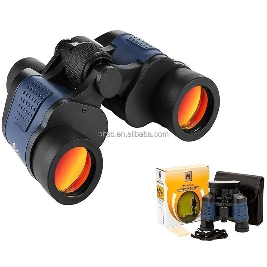 Optical Binoculars - 10X High Definition Night Vision Binoculars with 60X60 Magnification for 3000M Clear Viewing