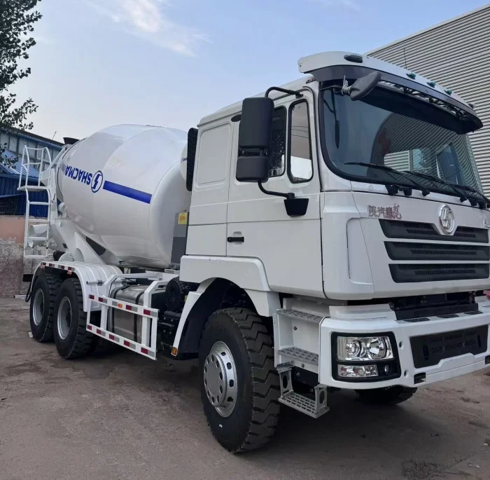 SHACMAN used secondhand concrete mixer truck with tank capacity 8 10 12 square made in China