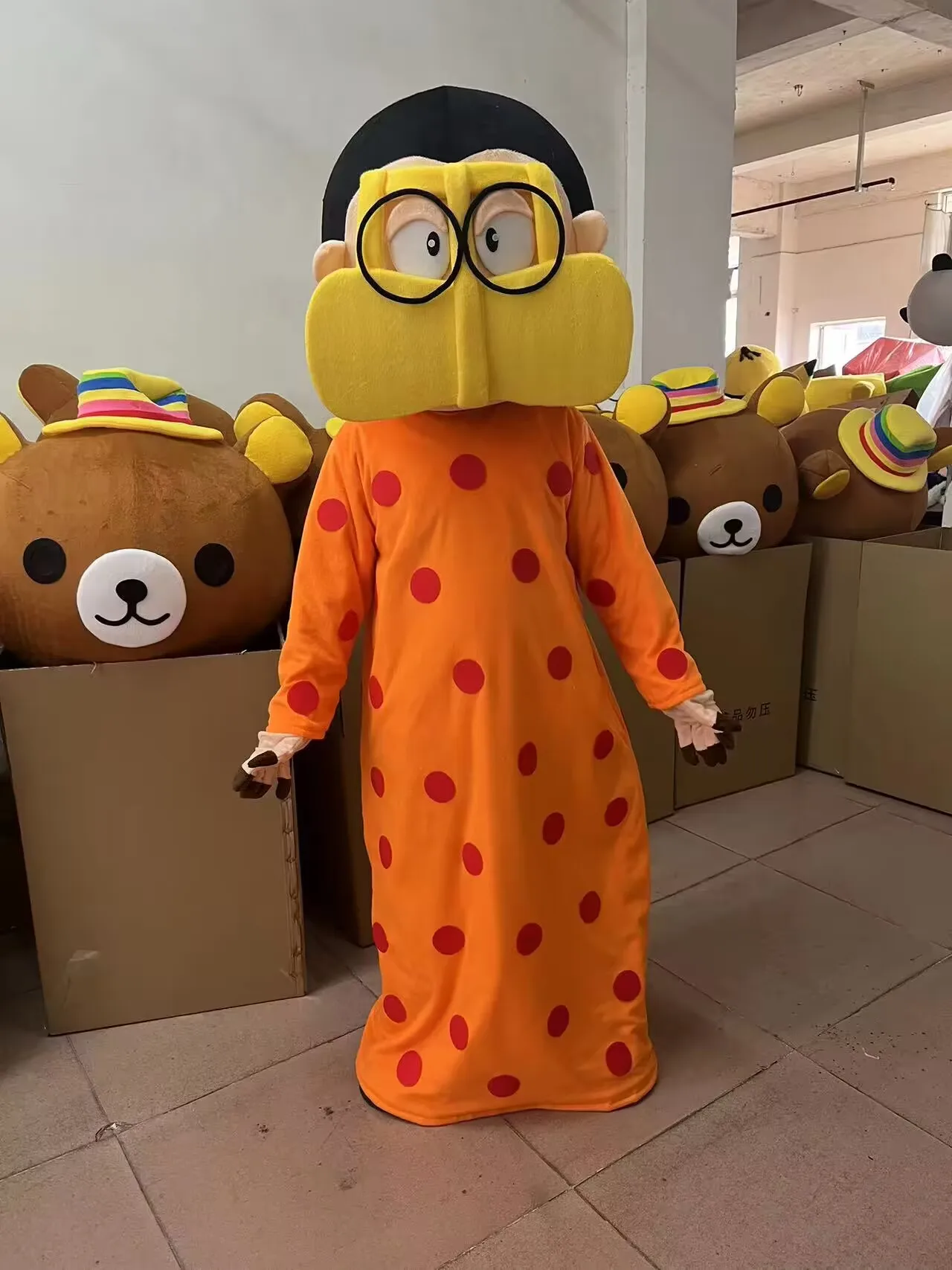 Happy Island Human People Doll Lovely Adult Cartoon India Girl Mascot Costume for Advertising Mascot Costume