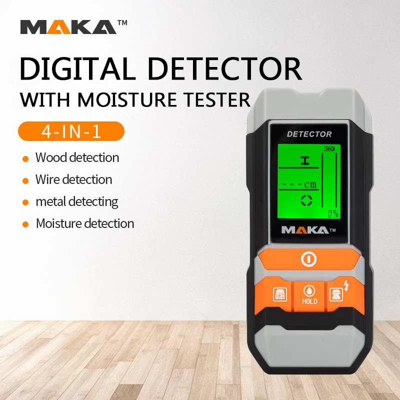 MAKA 4 in 1 Wall Detector Wood Live Wire detector stud finder