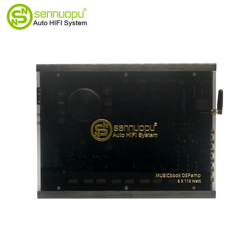 Sennuopu Popular Car DSP Amplifier 6 Channel Amplifier 8 Digital Sound Pro Power Audio Amp 12V Universal 20 - 20000 Hz X680 Plus