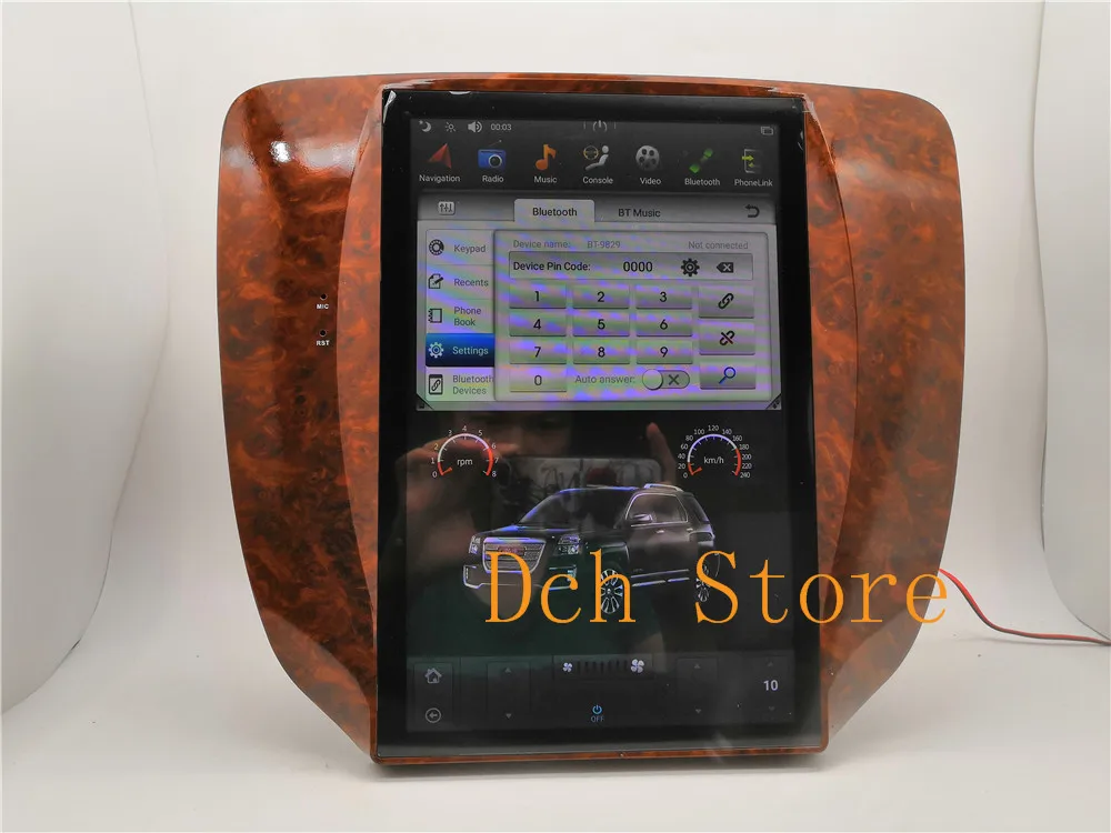 12.1 inch android 11 car dvd player gps navigation for GMC Yukon Chevrolet Tahoe silverado 2007-2012 tesla screen stereo 8G 128G