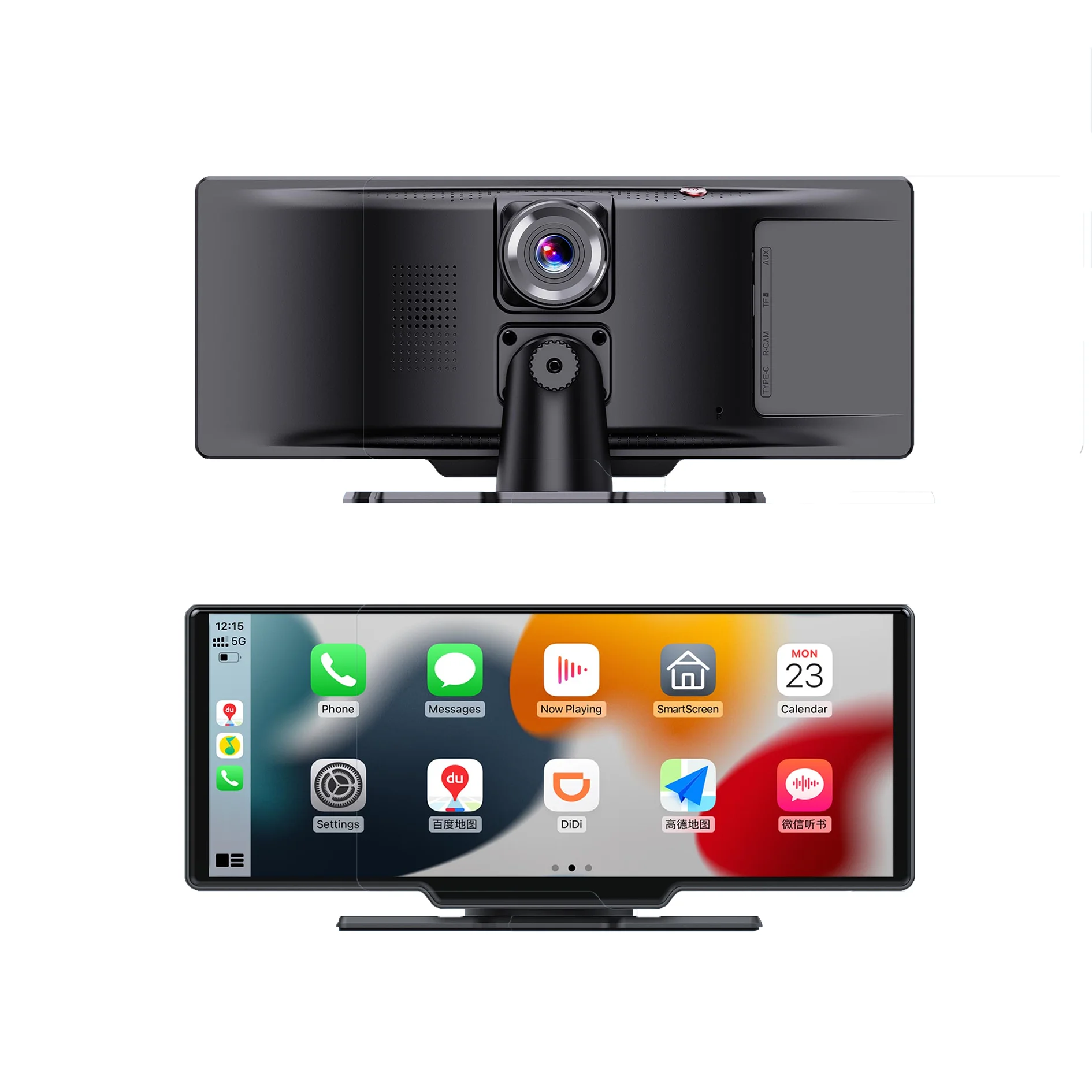 10.26 inch  Dual BT Stereo Android auto Car Radio Wireless Carplay Car Play Dashcam DVD Audio System mp5 player for car