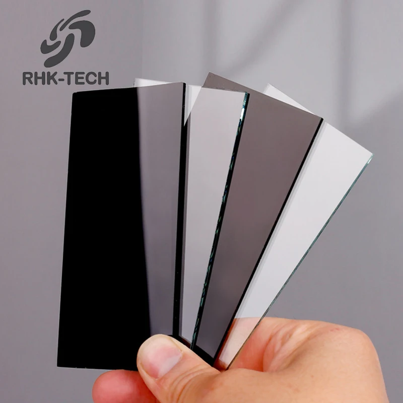 RHK TECH Лидер продаж 108*50 мм Дешевое Автоматическое затемнение тепловой безопасности Черный Белый защитный сварочный фильтр стекло для шлема сварщика
