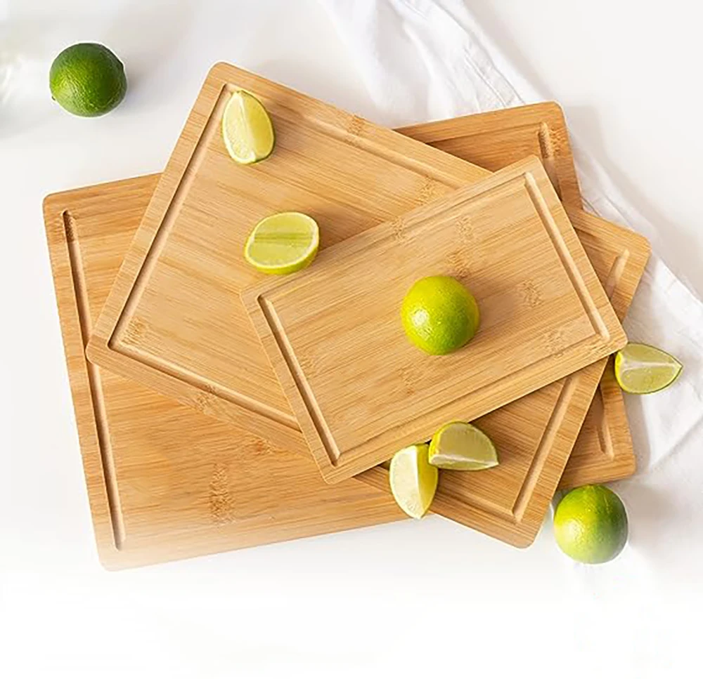 Thickened Cutting Board Bamboo Bulk Wood Cutting Board Cutting Board for Laser Engraving Wedding Housewarming Gift