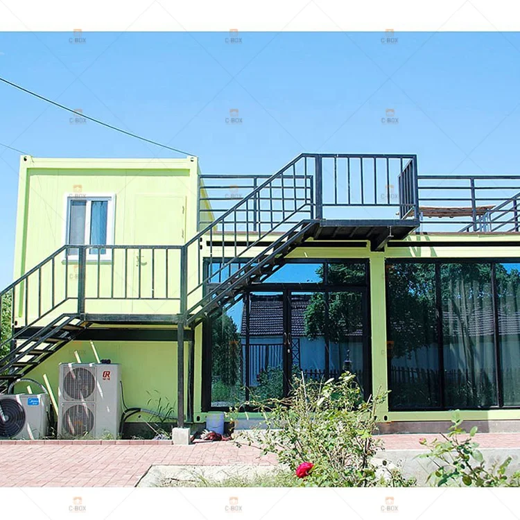Hot-selling Cbox 20ft 40ft Prefabricated Duplex Movable Container Office Building Steel Structures Support Customizable
