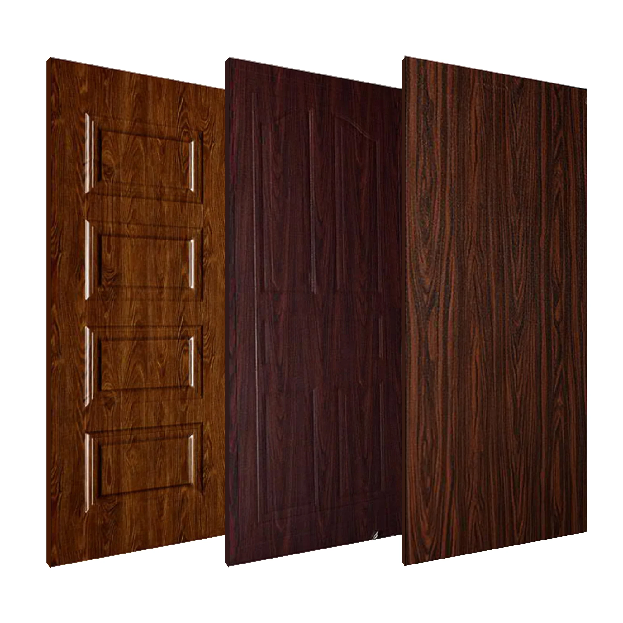 Factory Supply Single Deaf Stamped Steel Door Skin American Swing Open Style Steel Panel Doors Exterior Front Entry Doors