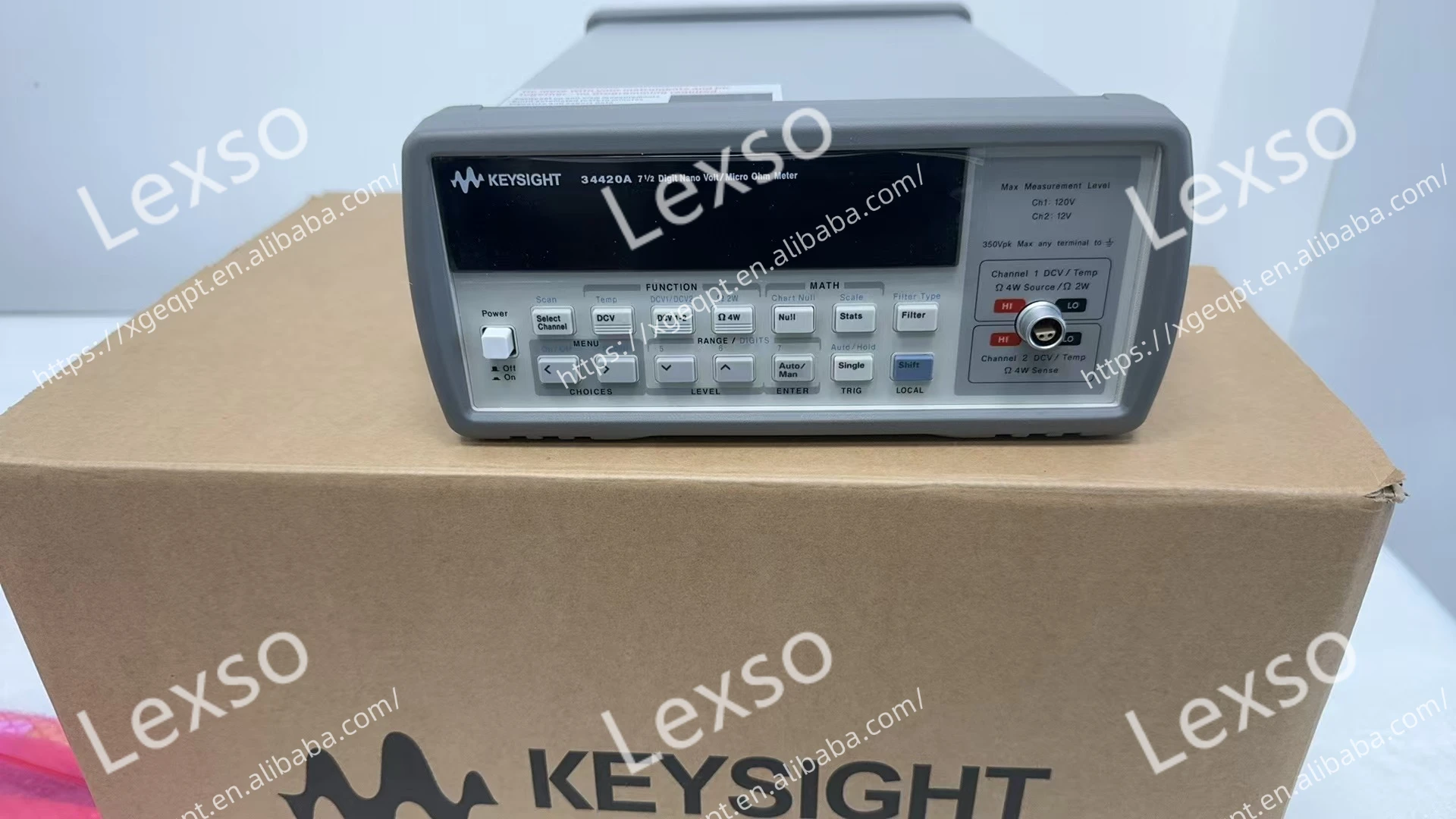 New Keysight 34420A 7 1/2 Digit Nano Volt / Micro Ohm Meter