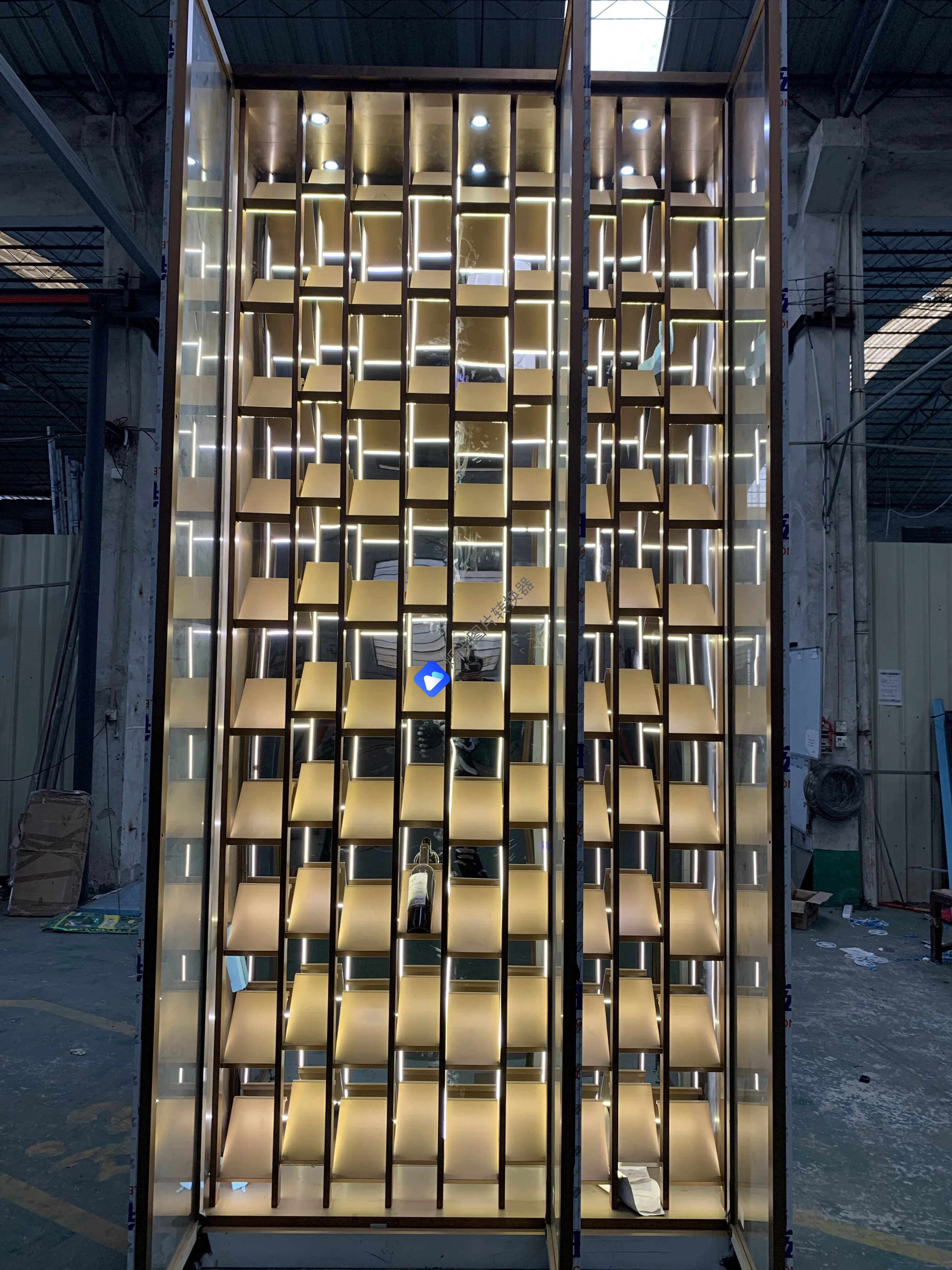 Multi-function Wine Cooler Liquor Cellar Constant Temperature & Humidity Wine Cabinet Dual Temperature Zone Luxury Wine Room