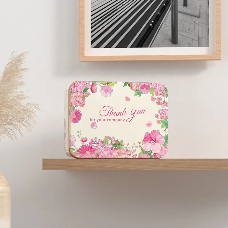 custom tin can customized packaging and logo printing small metal packing tin box