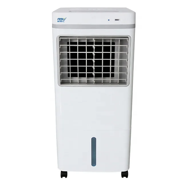 2024 new smart home appliances evaporative water air cooler with mist spray humidifying function