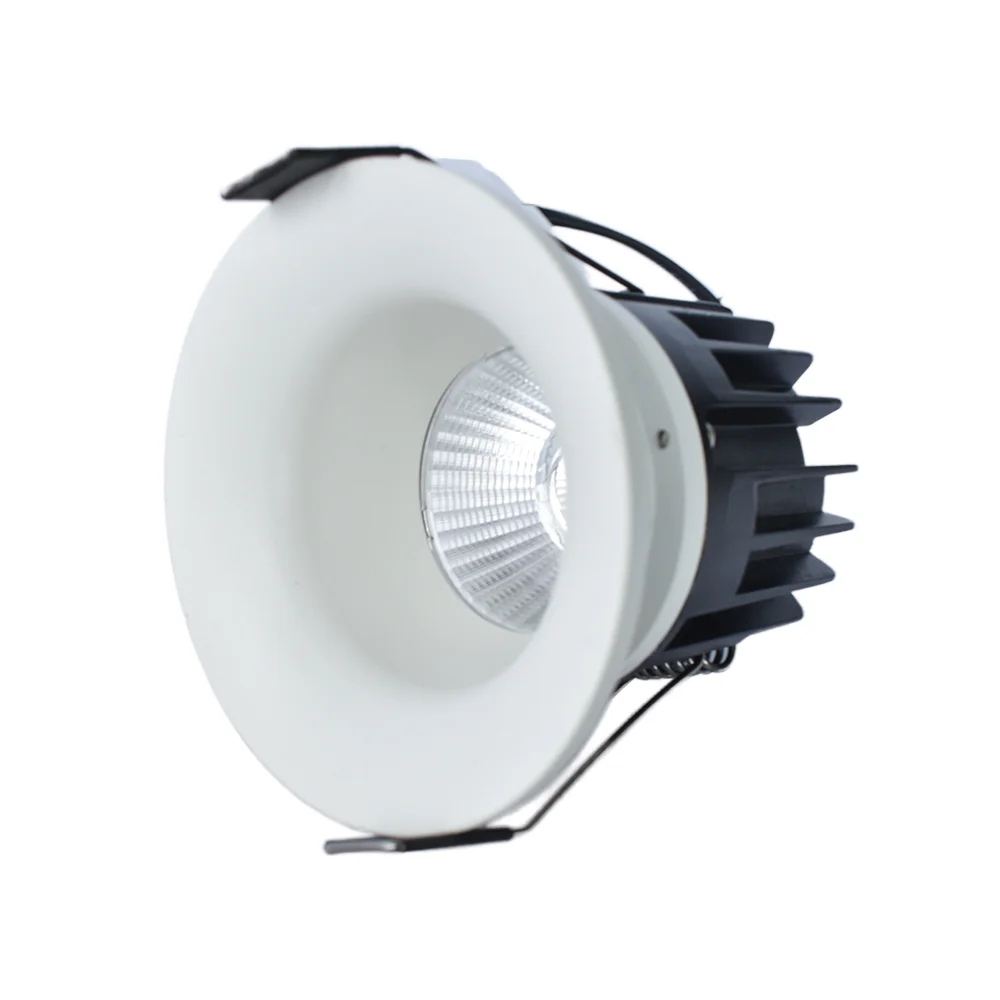Modern Style round Anti-Glare LED Recessed Spot Lights Dimmable Dali Cob Chip IP44 Home Office Lighting 7W 12W