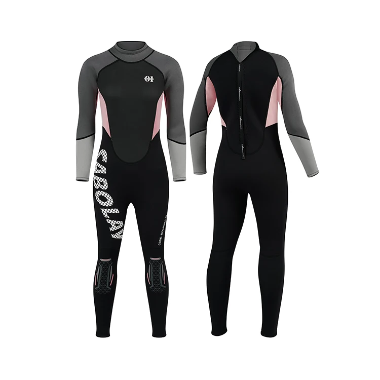 Sabolay Customized Couples Women Men 3MM Warm Neoprene Back Zipper Surfing Swimming Snorkeling Scuba Diving Suit Wetsuits