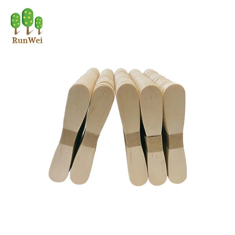 Низкая цена красивый дизайн Биоразлагаемые Одноразовые Березовые деревянные ложки