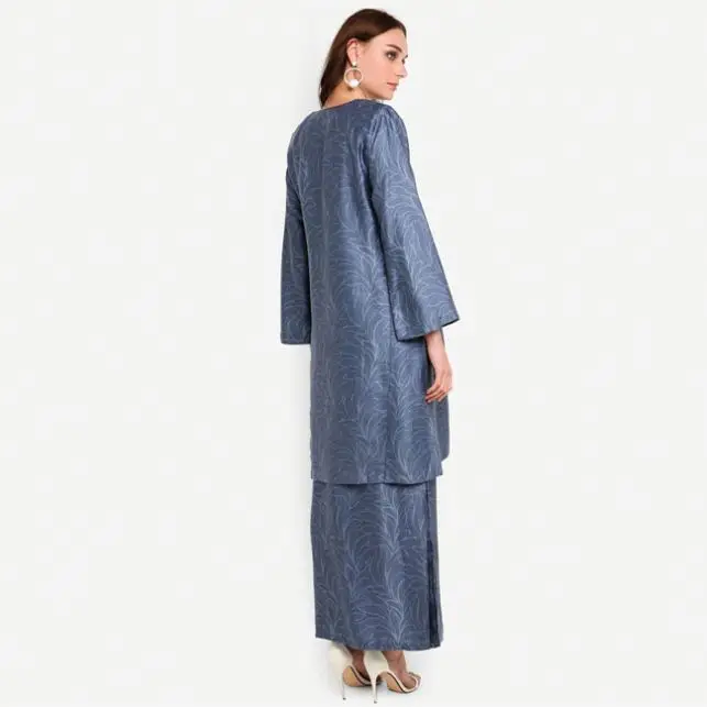 SIPO современная простая осенняя одежда Малайзия Baju Raya мусульманская блузка индонезийская повседневная Kurung