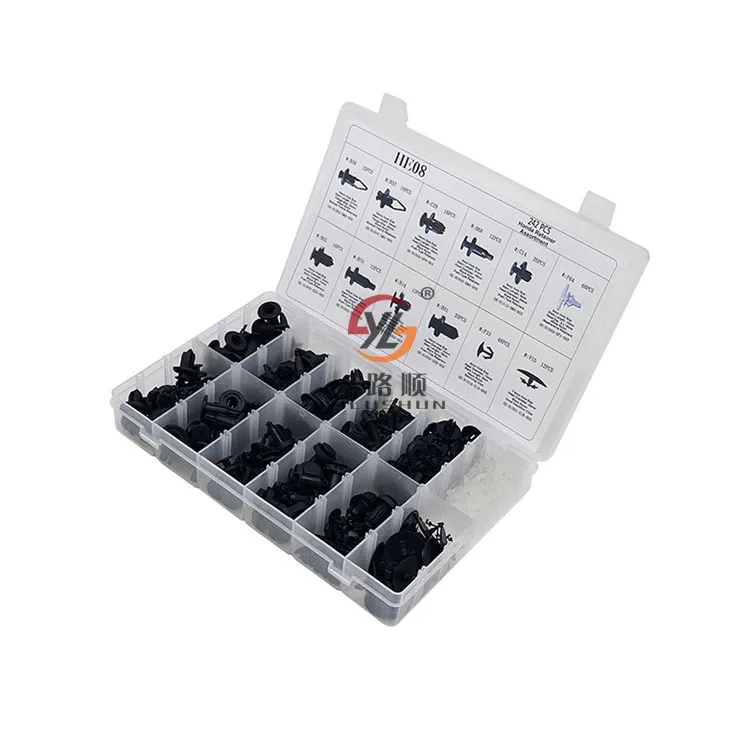 Factory car clips he08, set clips for car body