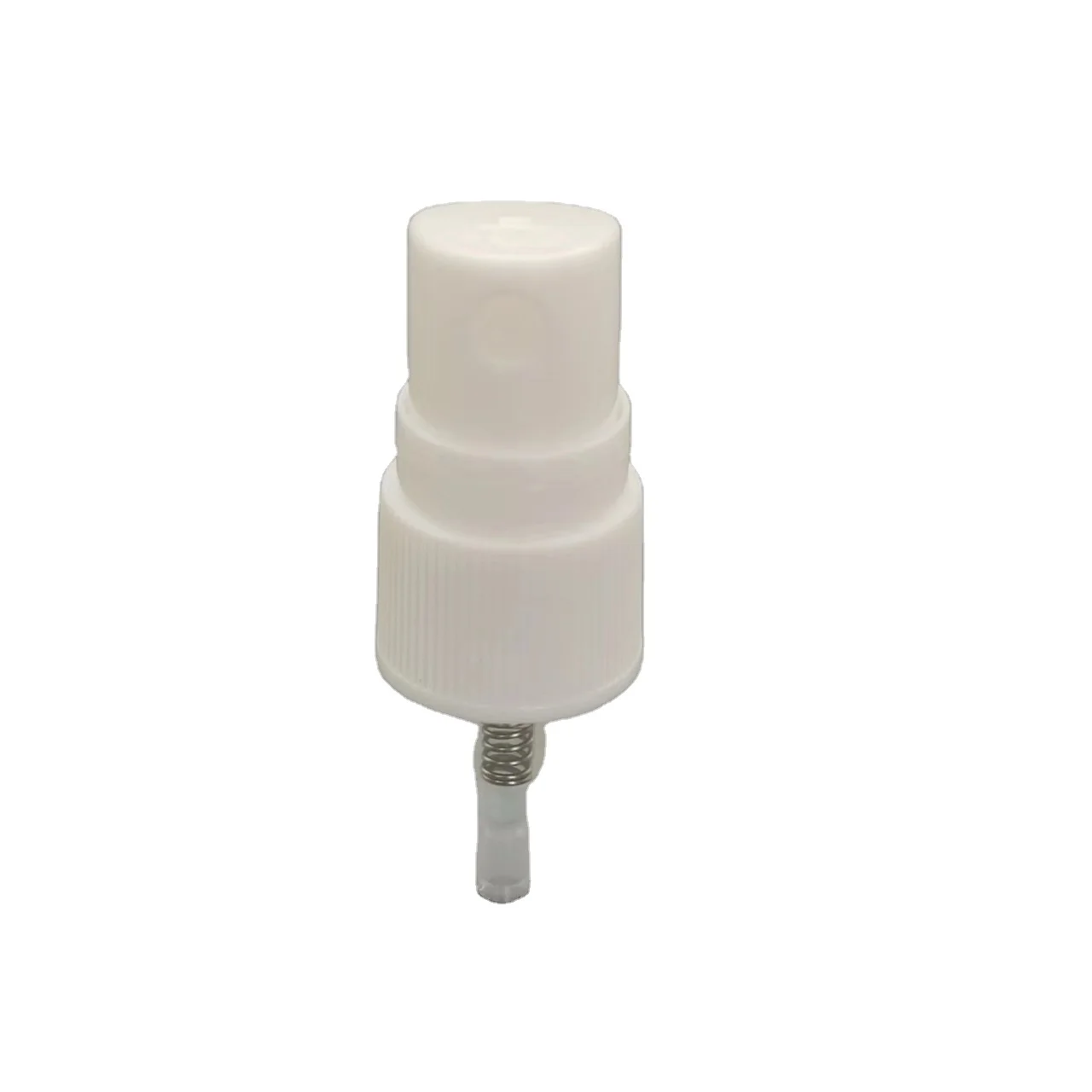 16 410 Sprayer Plastic Ribbed Smooth Atomizing White Black 18mm Fine Mist Sprayer