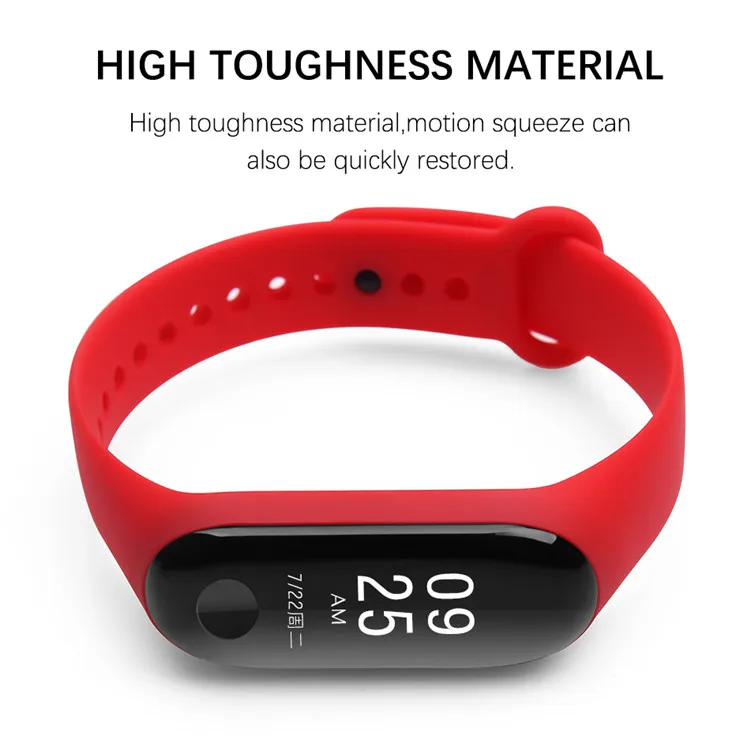 Сменный спортивный ремешок для Xiaomi Mi Band 5 часов браслет