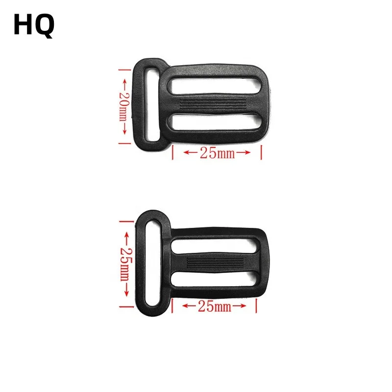 Factor plastic wholesale 20mm 25mm Plastic quick release buckle for bags dog collars buckles Plastic Side Release Clasp Buckle