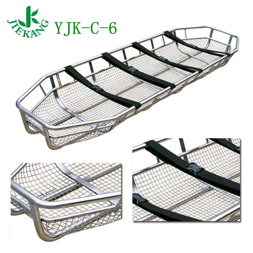 Wholesale Portable Stainless Steel Patient Transport Helicopter Rescue Basket Stretcher