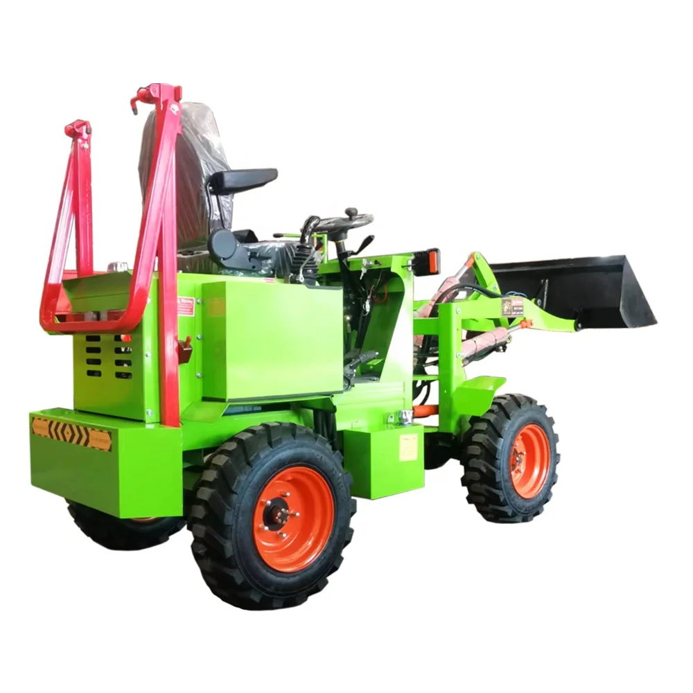 Factory Direct Sales Small Front End Loader Mini Wheel Loader Price for Sale Driving Loaders