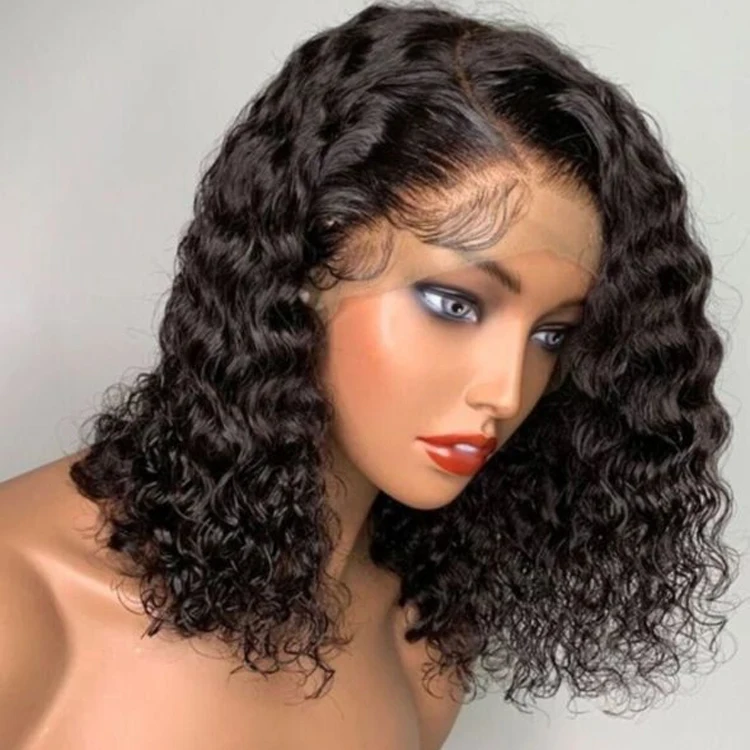 Cheap Short Wigs Raw Peruvian Bob Wig,Bob Wigs Brazilian Human Hair Lace Front,4*4 13*4 Glueless Highlight Lace Bob Wigs